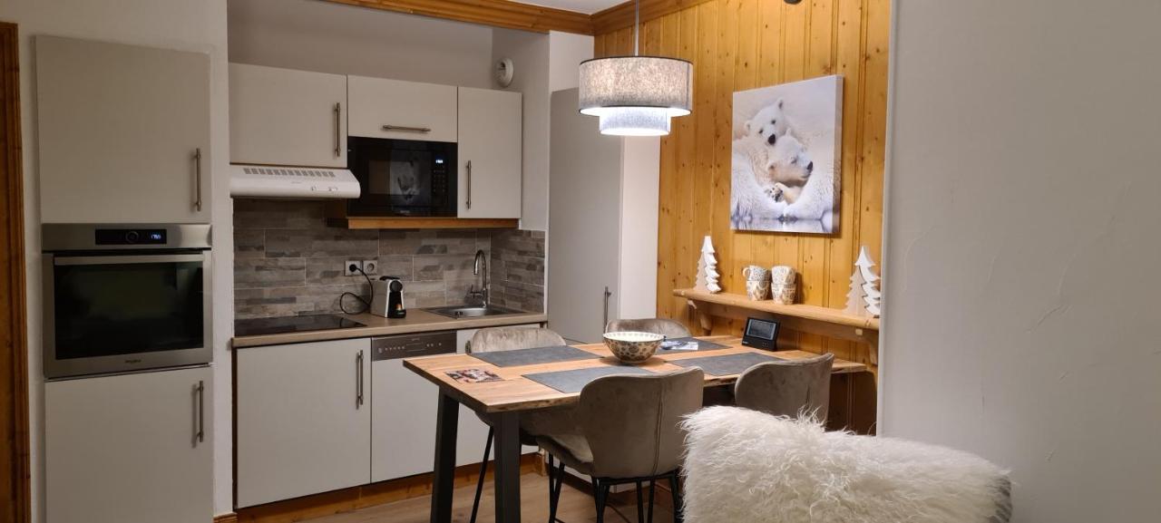 Arc 1950 Appartement De Standing Refuge Du Montagnard, Vue Incroyable Sur Le Montblanc, Skis Aux Pieds Acces Spa Et Piscine Les Arcs  Exteriör bild