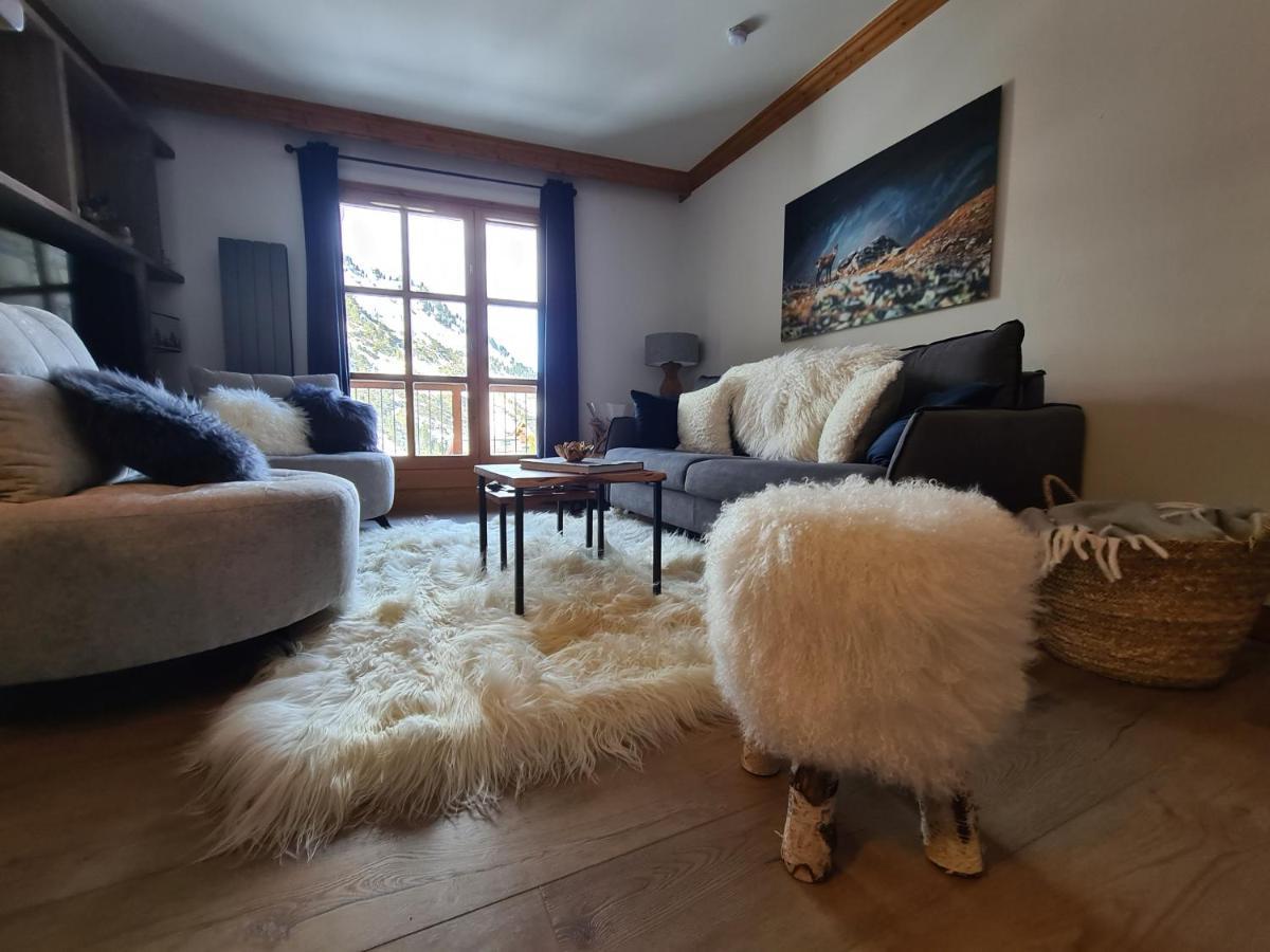 Arc 1950 Appartement De Standing Refuge Du Montagnard, Vue Incroyable Sur Le Montblanc, Skis Aux Pieds Acces Spa Et Piscine Les Arcs  Exteriör bild