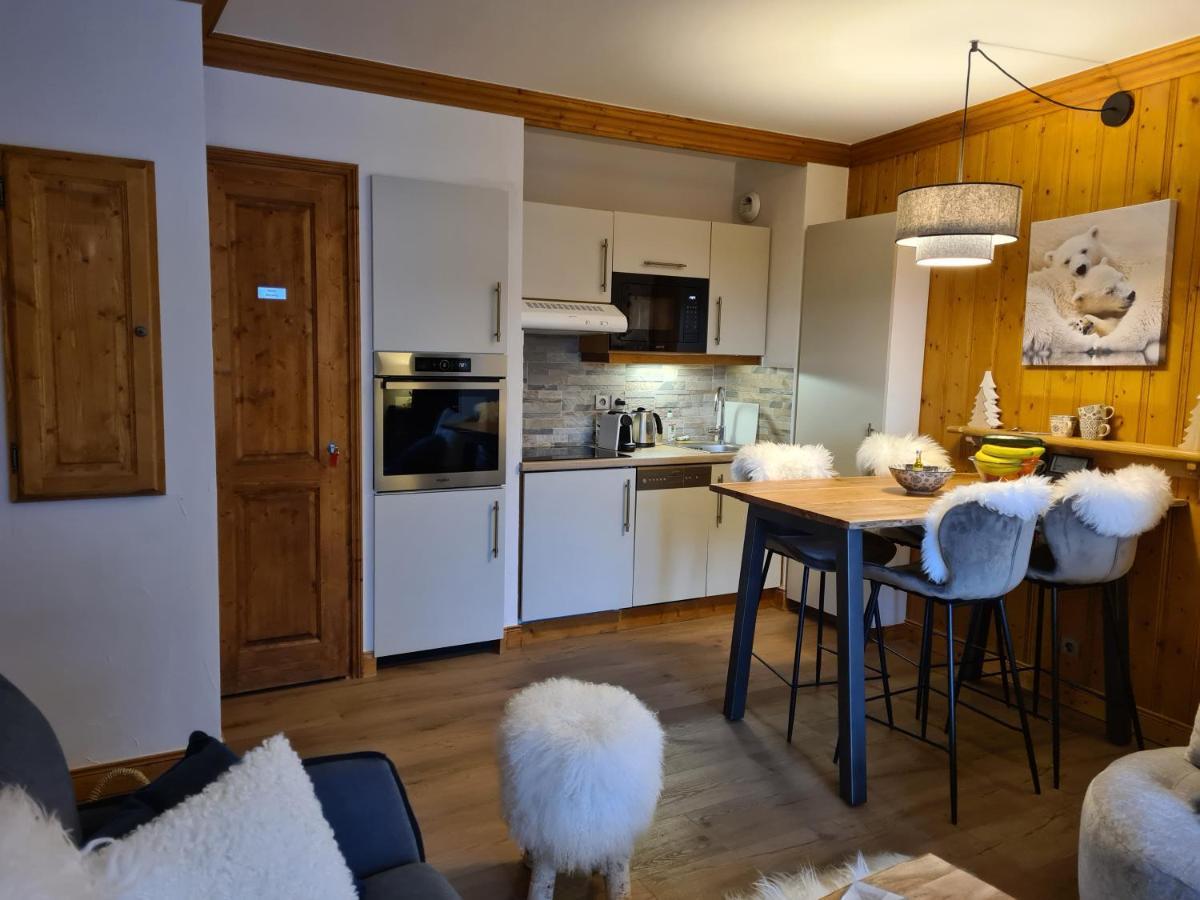 Arc 1950 Appartement De Standing Refuge Du Montagnard, Vue Incroyable Sur Le Montblanc, Skis Aux Pieds Acces Spa Et Piscine Les Arcs  Exteriör bild