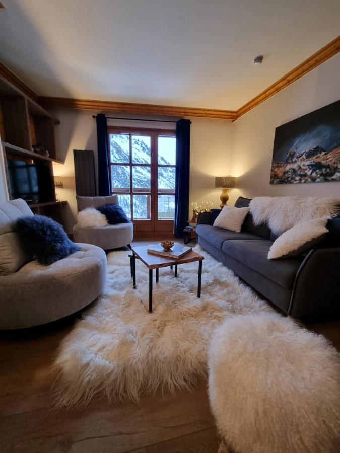 Arc 1950 Appartement De Standing Refuge Du Montagnard, Vue Incroyable Sur Le Montblanc, Skis Aux Pieds Acces Spa Et Piscine Les Arcs  Exteriör bild