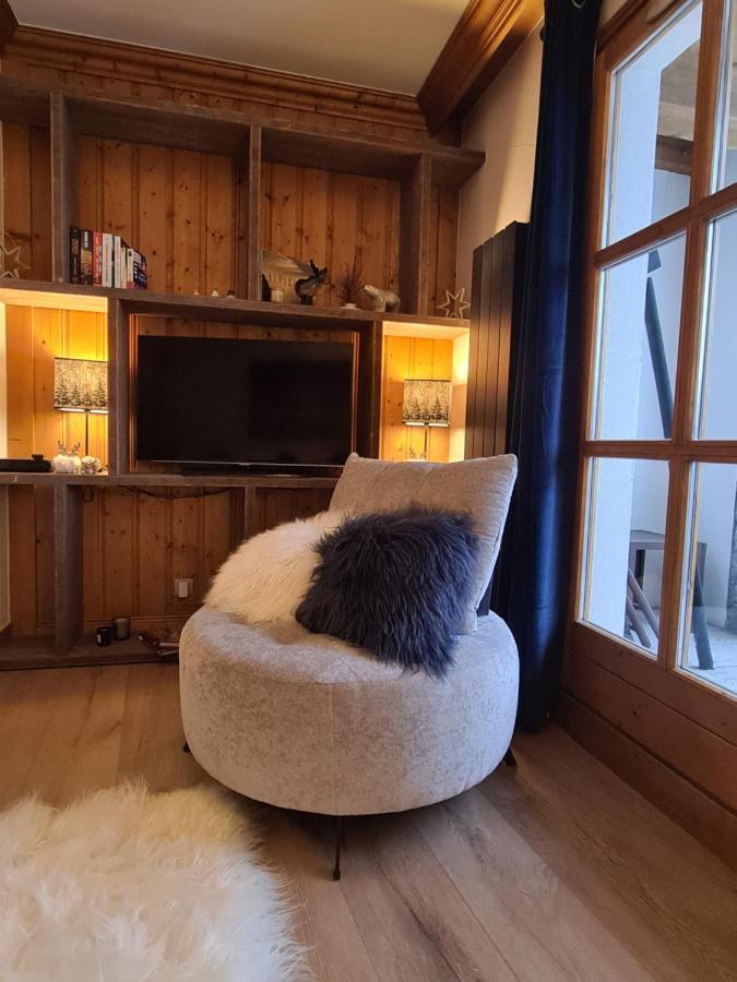 Arc 1950 Appartement De Standing Refuge Du Montagnard, Vue Incroyable Sur Le Montblanc, Skis Aux Pieds Acces Spa Et Piscine Les Arcs  Exteriör bild