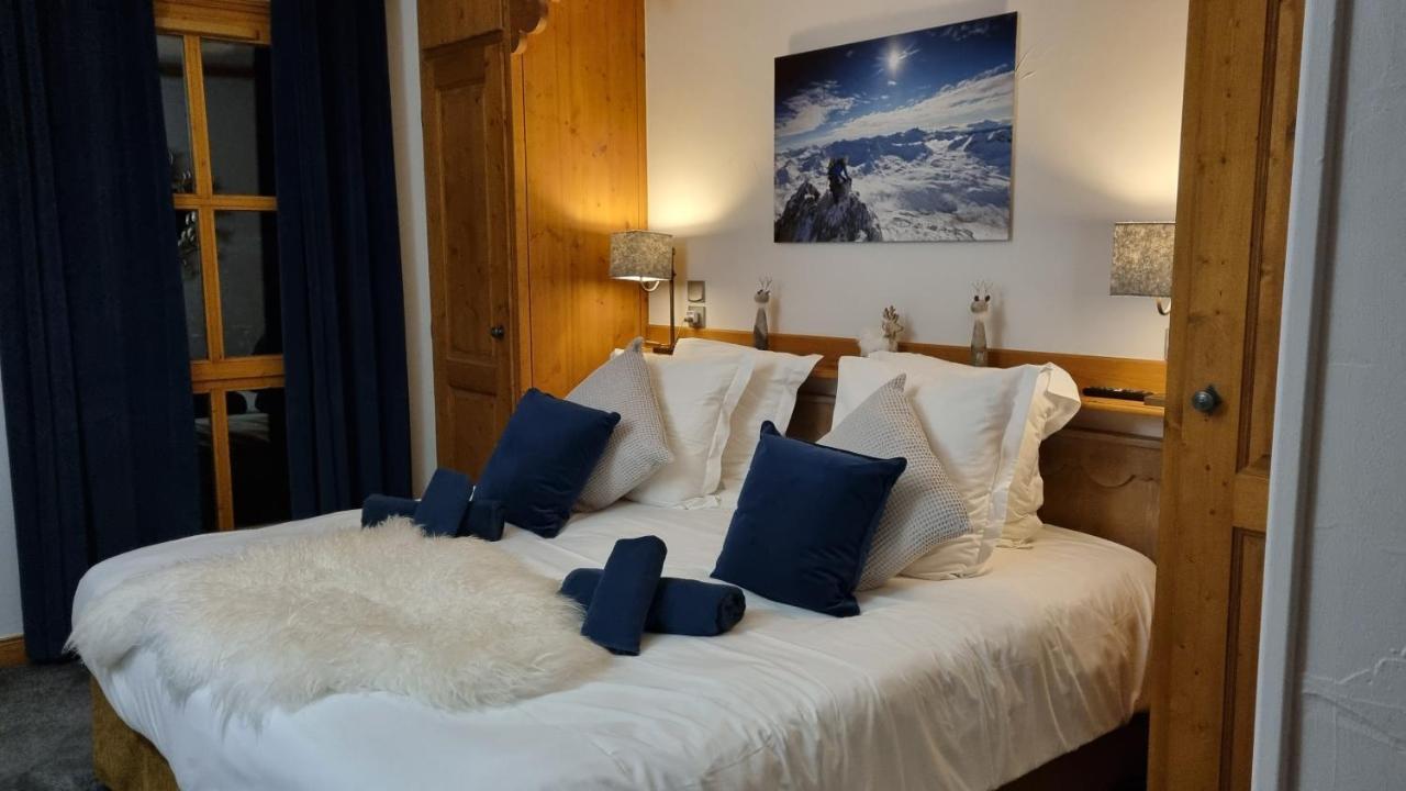 Arc 1950 Appartement De Standing Refuge Du Montagnard, Vue Incroyable Sur Le Montblanc, Skis Aux Pieds Acces Spa Et Piscine Les Arcs  Exteriör bild