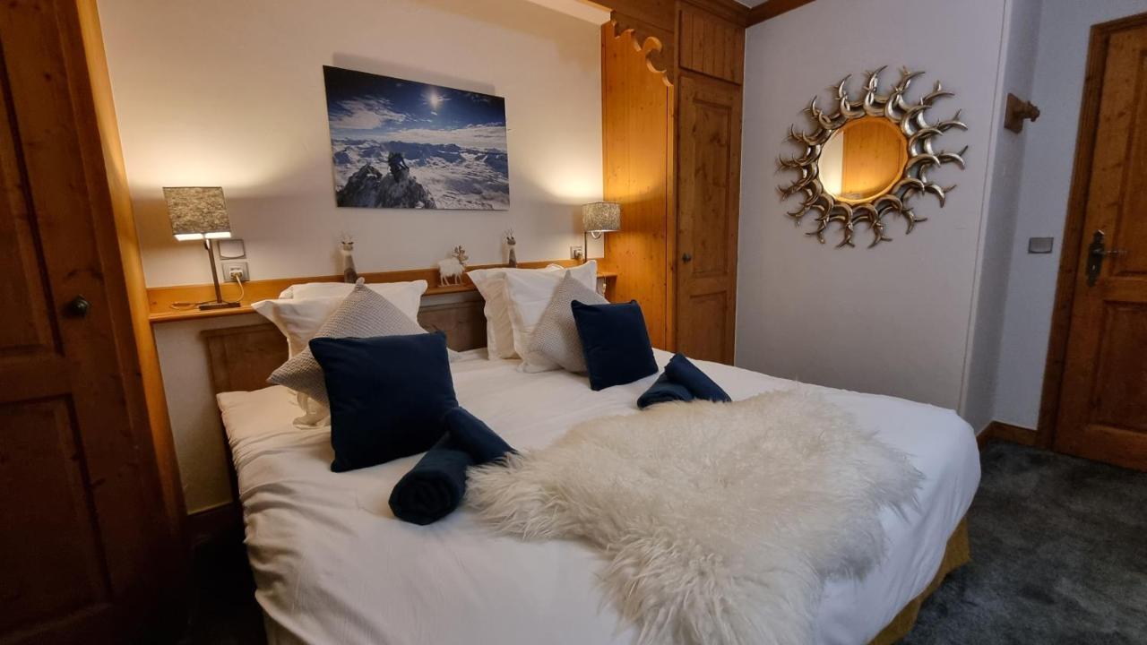Arc 1950 Appartement De Standing Refuge Du Montagnard, Vue Incroyable Sur Le Montblanc, Skis Aux Pieds Acces Spa Et Piscine Les Arcs  Exteriör bild